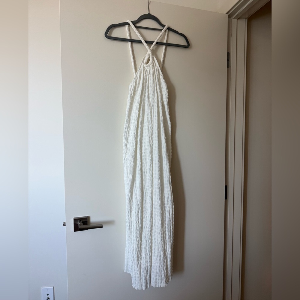 White Zara coverup dress